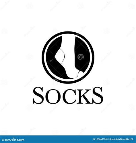 Creative Socks Logo Design Vector Art Logo Royalty-Free Stock Image ...