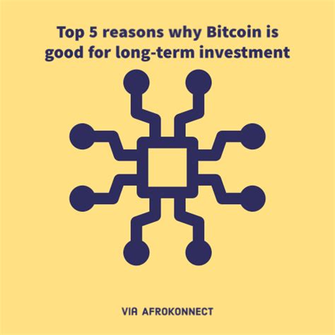 Top 5 Reasons Why Bitcoin Is Good For Long Term Investment Afrokonnect