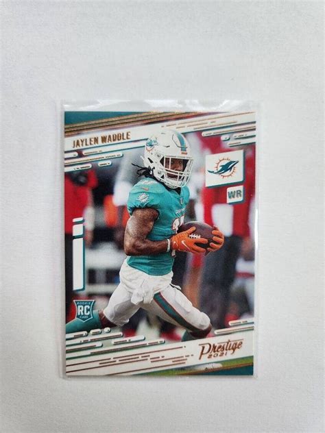 Panini Chronicles Prestige Jaylen Waddle Rookie Card Rc Miami