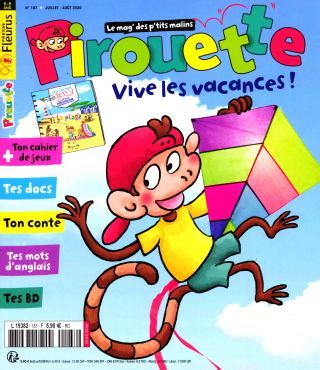 Abonnement Pirouette Magazine 6 à 9 ans Enfance UNI Presse