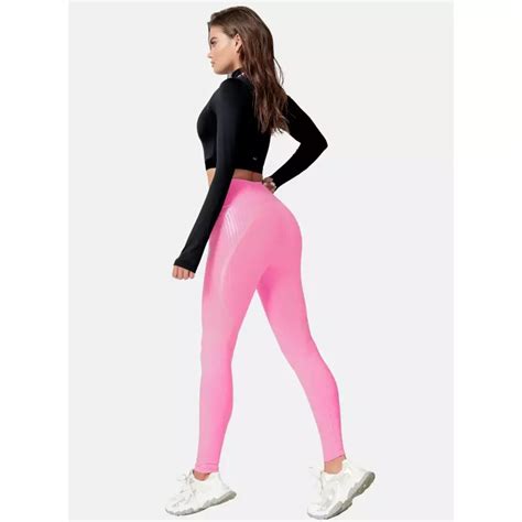 Leggins Deportivo Mujer Tela Supplex Con Estampado Talla Única Rosa Babalu