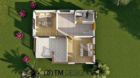 Petite But Attractive Two Bedroom Bungalow Cool House Concepts