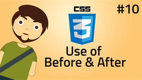 Html Css Pseudo Elements Use Of Before And After Youtube