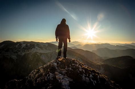 Free Images Man Sea Horizon Silhouette Person Sky Sunlight