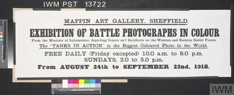 Exhibition Of Battle Photographs In Colour Imperial War Museums