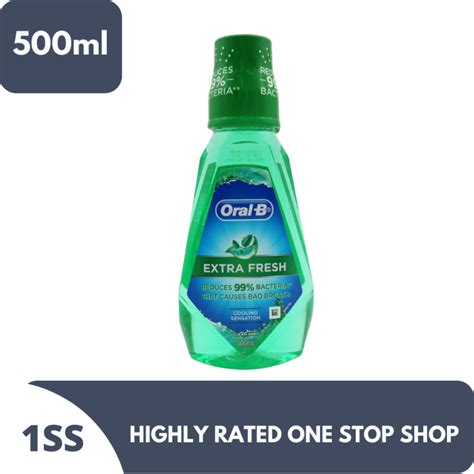 Oral B Extra Fresh Mouthwash 500ml Lazada Ph