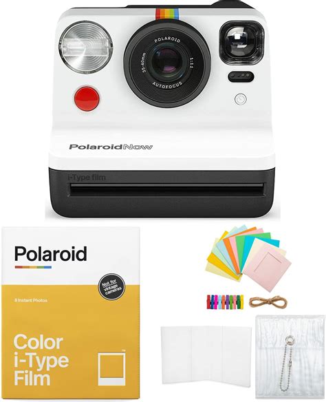 Amazon Polaroid Gen Now I Type Instant Film Camera Black