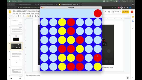 Demonstration Of A Connect 4 Ai Using The Minimax Algorithm With Alpha