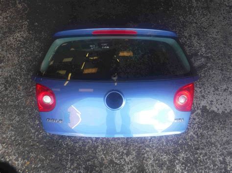 Volkswagen Golf MK5 2003 2009 Rear Boot Tailgate Blue LC5G Store