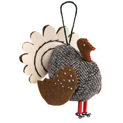 Handmade Turkey Christmas Tree Thanksgiving Decoration Fine Cell Work