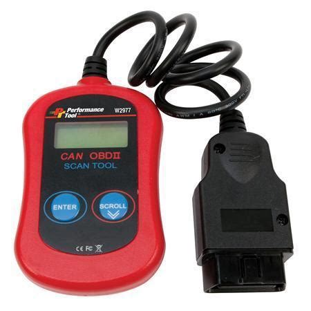 W Performance Tools Automotive Fault Code Reader Obd Ii Reads