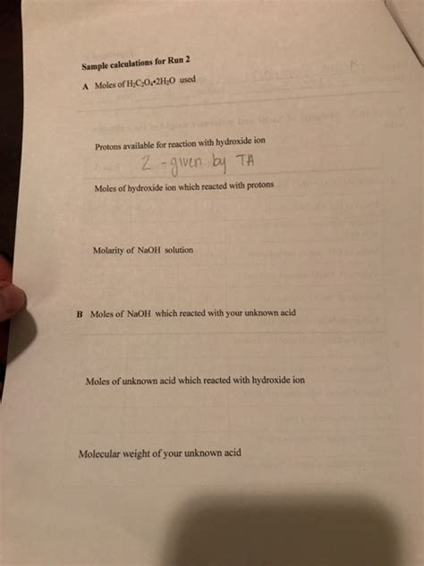 Solved I Need Help Filling In The Table Using The Data Chegg