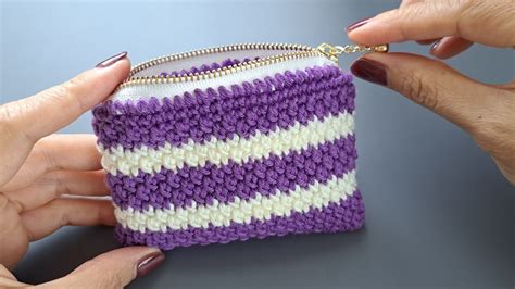 Incredible Crochet Coins Purse With Zipper Youtube