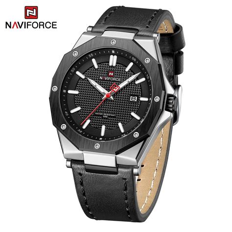 Naviforce 9200 Mens Chronograph Watch Black Vivid Nuance South Africa