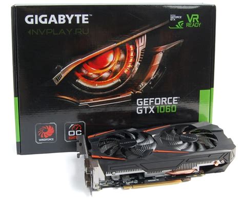 Обзор и тестирование Gigabyte Geforce Gtx 1060 Windforce Oc 6g