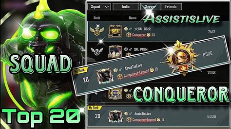 Conqueror Top Donerank Push Day Road To K Subscribers Bgmi