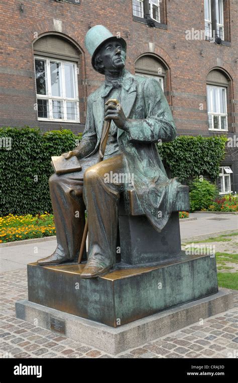 Hans Christian Andersen statue, Copenhagen, Denmark, Scandinavia ...