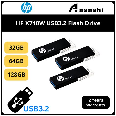 Hp X W Gb Gb Gb Usb Flash Drive Shopee Malaysia