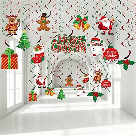 Christmas Snowflake Swirl Hanging Cutout Decorations Aluminium Foil