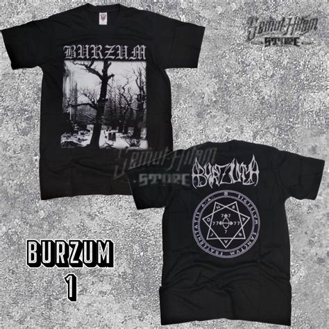 สไลดซาย Kaos BURZUM Builtup Music Band Black Metal Prapatan Rebel