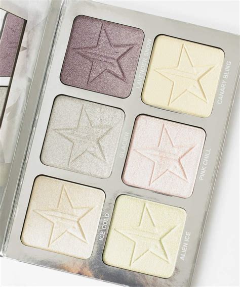 Jeffree Star Platinum Ice Skin Frost Pro Palette Holiday Glitter Collection