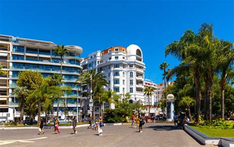 Cannes City Center With Boulevard De La Croisette Film Festival Famous