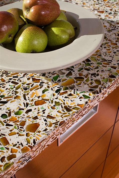 Vetrazzo Countertop Eco Friendly Stunning Recycled Glass Green Building Supply Glass