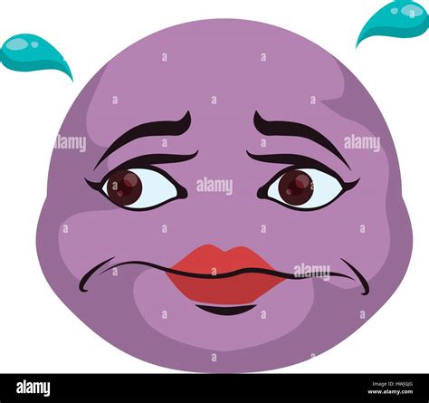 Concerned face Stock Vector Images - Alamy