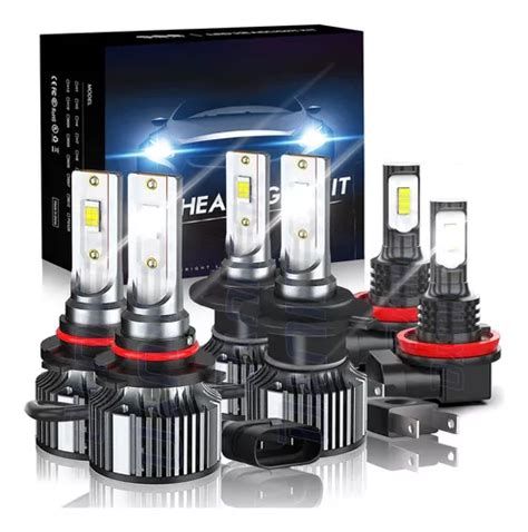 Kit De Focos H H Led Lm For Kia Alta Y Baja Env O Gratis