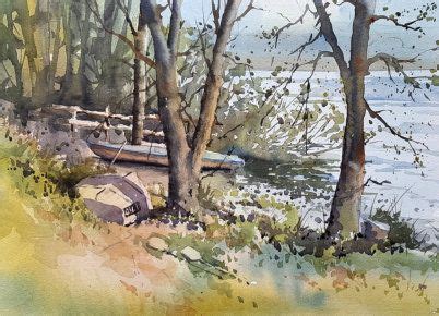 Grahame Booth Gallery Of Paintings Watercolor Scenery Painting