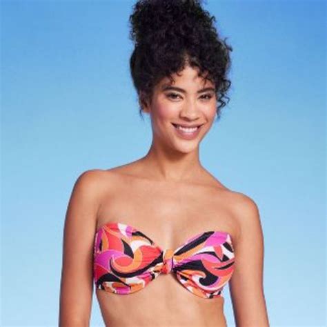 Shade Shore Swim Nwt Shade Shore Knotfront Bandeau Bikini Top