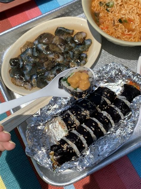 부산 영도 맛집 중리해녀촌 성게알김밥feat낮술 네이버 블로그