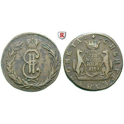 Russland Katharina Ii Kopeken Ss Katharina Ii