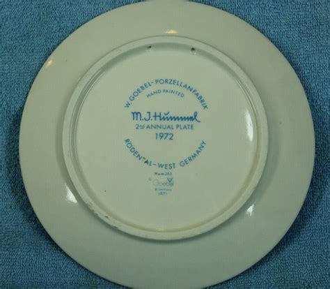 Vintage M J Hummel W Goebel Annual Plate Hear Ye Hear Etsy