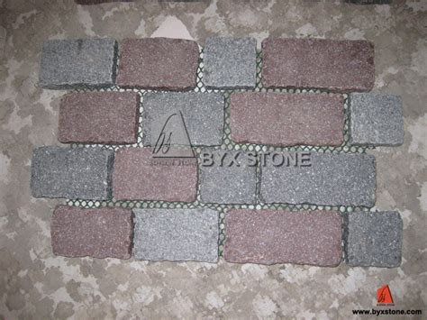 Green Red Porphyry Cobblestone For Garden Paving China Cobblestone