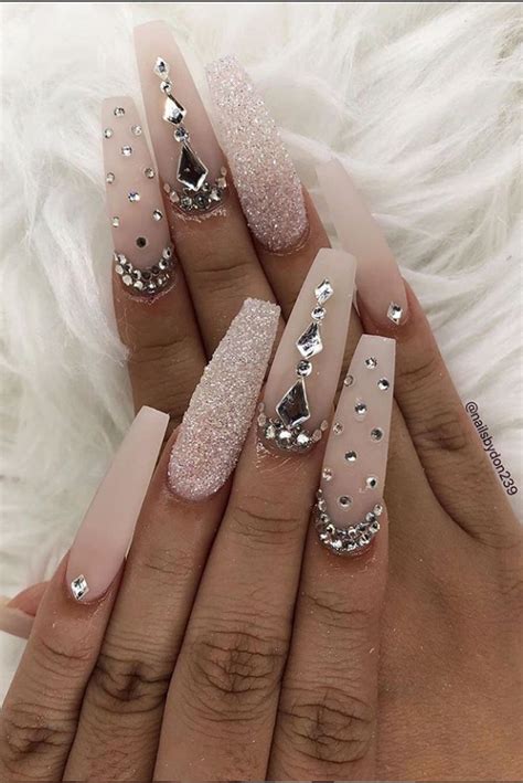 42 Beautiful Acrylic Coffin Ballerina Nails Design Ideas This Summer