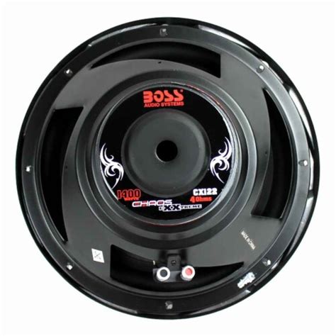 Boss Audio Chaos 12 Inch 1400 Watt 4 Ohm Car Audio Power Subwoofer