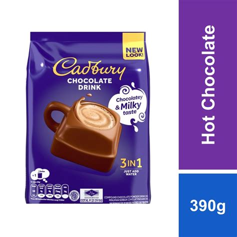 Cadbury 3in1 Hot Chocolate Multipack 390g Shopee Malaysia