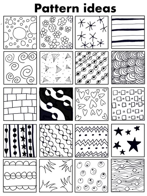 12 Best Images Of Art Pattern Worksheets Op Art Lesson Worksheet Art ...