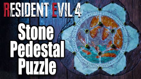 Hexagon Stone Pedestal Rotating Puzzle Solution Resident Evil 4 YouTube