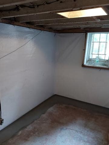 Omni Basement Systems Before After Photo Set Waterproofing In A