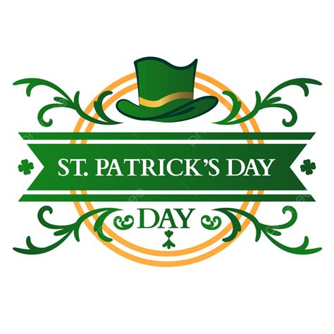 Saint Patrick Day Vector Hd Images Saint Patricks Day Logo Vintage Style Vintage Hat Retro