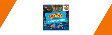 Smyths 300 Voucher Or 250 CASH 2 ENTRY TheBeachHutCompetitions