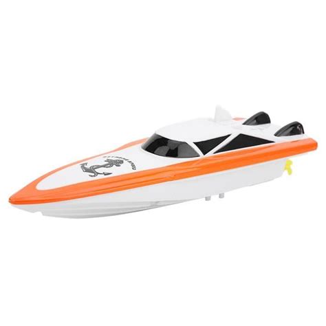 SURENHAP Bateau RC ABS 2 4G télécommande 4 canaux Mini RC bateau