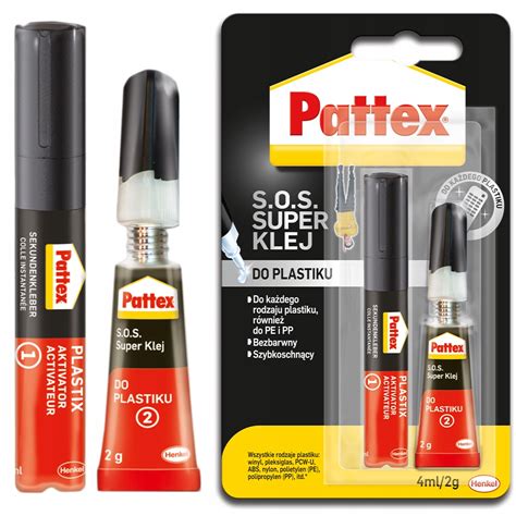 Pattex S O S Super Klej Do Plastiku B Yskawiczny Szybkoschn Cy