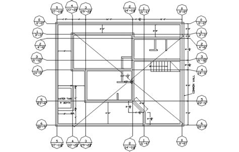 House common floor framing plan structure drawing details dwg file ...