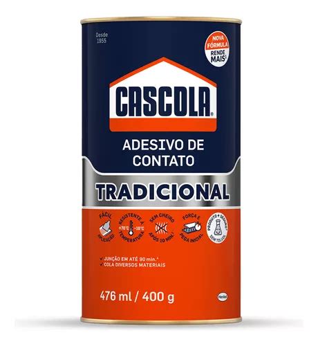 Adesivo De Contato Cola Cascola Tradicional Sem Toluol Gr