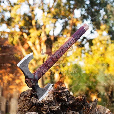 Double Headed Vikings Axe Custom Handmade Double Headed Axe Etsy