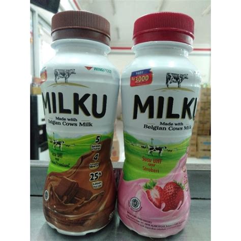 Jual Milku Susu Uht Botol Ml Shopee Indonesia