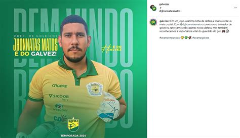 Galvez Anuncia Preparador De Goleiros E Preparador F Sico E Marca